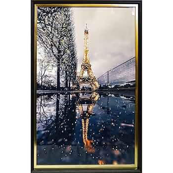 アクリル 画　エッフェル塔　絵画 アクリル 画 エッフェル塔 絵画